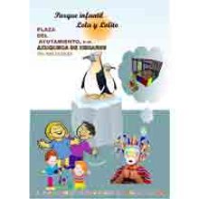Cartel parque infantil Lola y Lolito. Design, and Traditional illustration project by Dana Catruna - 07.18.2010