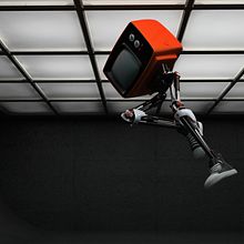 TV robot. Design, Motion Graphics, and 3D project by Facundo S - 07.19.2010