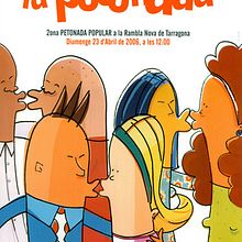 petonada. Design, Traditional illustration, and Advertising project by marta moreno - 07.20.2010
