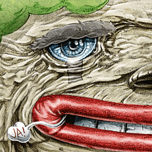 De cerca todos somos raros. Traditional illustration project by Mᴧuco Sosᴧ - 07.28.2010