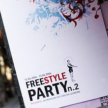 FreeStyle Party . 06&07. Design, and Traditional illustration project by ricardo macedo - 08.04.2010