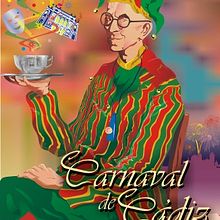 Cartel para concurso Carnaval de Cádiz 2011. Design, Traditional illustration & IT project by Miguel Ángel Sosa Hernández - 09.07.2010