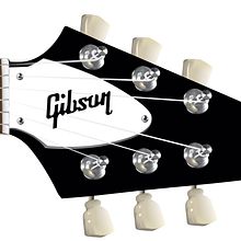 Guitarra Gybson Flying V - Ilustración Vectorial Realista.  project by Rebeca Muñoz - 08.24.2010