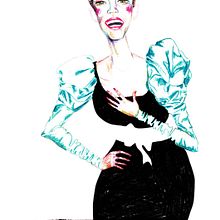 La maja vestida. Ilustração tradicional projeto de Isabel García Montesinos - 04.09.2010