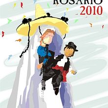 GANADOR Cartel Fiestas Rosario 2010. Design, Traditional illustration, and Advertising project by Miguel Ángel Sosa Hernández - 09.07.2010