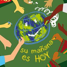 Propuesta 3 ilustración Campaña Manos Unidas 2011. Design, Traditional illustration, and Advertising project by Miguel Ángel Sosa Hernández - 09.09.2010