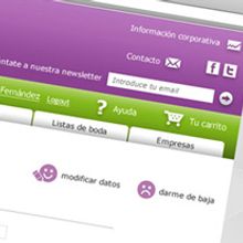 Jota, tienda online.. Design, and UX / UI project by Javier González - 09.13.2010