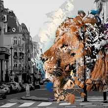 lion.  project by Esther msj - 09.13.2010