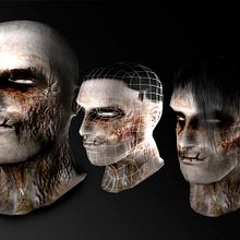 Zombie. Design, Traditional illustration, and 3D project by Maximo - 09.17.2010