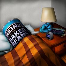 Heinz baked beans. Traditional illustration, and 3D project by sergio garcia montes - 09.20.2010