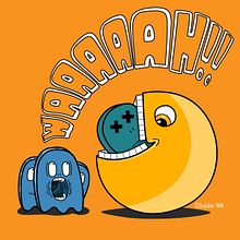 Camiseta pacman. Un progetto di Design, Illustrazione tradizionale e UX / UI di Emilio Suárez - 04.10.2010