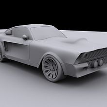 Ford Mustang GT 500 Eleanor. Un progetto di 3D di Felipe Cambas Cancelo - 06.10.2010