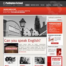Web - Padington School. Un progetto di Design di Jose Antonio Montero Sandoval - 14.10.2010