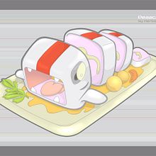 Pezzcado : Un diseño kawaii fresco. Design, and Traditional illustration project by Herbie Cans - 10.18.2010