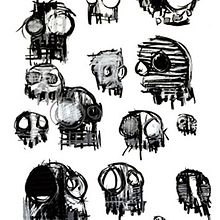 necro. Un progetto di Design, Illustrazione tradizionale e Pubblicità di Édgar Ibáñez - 21.10.2010