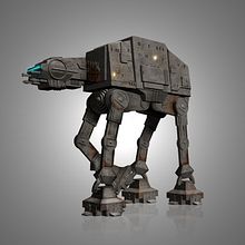 Old AT-AT. Design, and 3D project by kid_a - 10.22.2010
