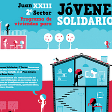 Jóvenes Solidarios. Design, Traditional illustration, and Advertising project by Héctor Delgado Ros - 10.25.2010