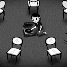 Sillas musicales. Traditional illustration project by Héctor Delgado Ros - 10.25.2010
