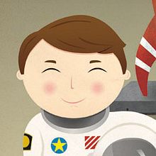 A la luna!. Projekt z dziedziny Trad, c i jna ilustracja użytkownika Natalia Rey - 05.11.2010