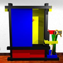 Recibidor (Mondrian). Un proyecto de Diseño y 3D de Maria Jose Flores - 05.11.2010