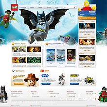 LEGO.com. Een project van  Ontwerp, UX / UI y  Reclame van Jose L Sebastian - 08.11.2010
