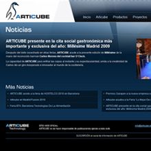 Articube | Nuevo sitio web. Design project by Eloy Ortega Gatón - 12.12.2010