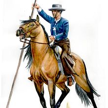 Garrochero. Traditional illustration project by Isabel Martín - 12.26.2010
