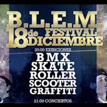 Cartel B.L.E.M. FESTIVAL 18/12/2010. Design, Photograph, and Advertising project by Aitor Avellaneda Garcia - 12.28.2010
