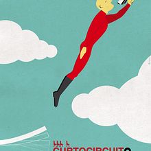 Cartel Curtocircuito 2011. Un progetto di Design e Illustrazione tradizionale di Uxío Broullón - 30.12.2010