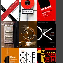 Posters. Design, Traditional illustration, and Advertising project by Santiago Molina Pons - 12.31.2010