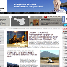Web oficial Diputació de Girona. Programming & IT project by Mario Martínez Catena - 01.05.2011