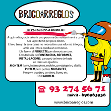 Cartel BRICOARREGLOS. Design, Traditional illustration, and Advertising project by David Miralles García - 01.10.2011