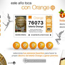 Este año toca con Orange . % Elena Balduque tarafından hazırlanan Tasarım projesi - 01.11.2011