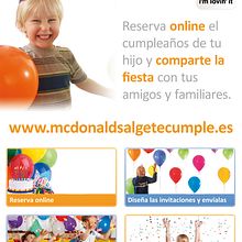 Cartel Cumpleaños McDonald's . % Elena Balduque tarafından hazırlanan Tasarım projesi - 01.12.2011