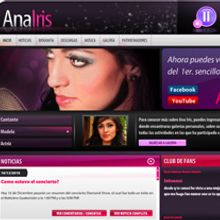 Ana Iris - Flash Site. Design, Programming, UX / UI, IT, and Advertising project by Mario Rene Esposito - 01.18.2011