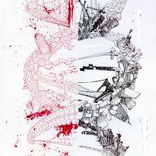 My Selfdrawing Brain. Traditional illustration project by Marco Tavolaro - 01.19.2011