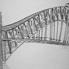 Harbour Bridge. Un proyecto de Ilustración tradicional de David Alvarez Pardo - 29.01.2011