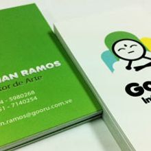 Tarjetas de Presentación de Gooru Interactiva. Design project by Adrian Ramos - 01.31.2011