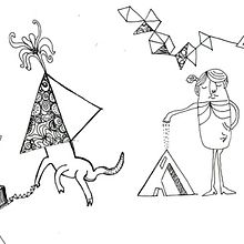 Lineas juguetonas. Traditional illustration project by Sara Fitta - 02.02.2011