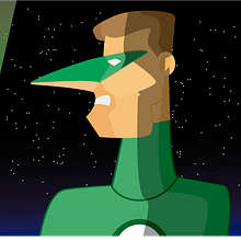 Hal Jordan. Design, and Traditional illustration project by David Miralles García - 02.02.2011