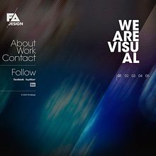FA Design Website. Un proyecto de Diseño, Programación, UX / UI y Publicidad de Francisco Aveledo - 02.02.2011