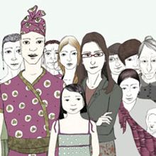 Primer Premio: Concurso Cartel para el Día de La Mujer del Ayuntamiento de Burgos. Traditional illustration, and Advertising project by Virginia Pedrero - 02.03.2011