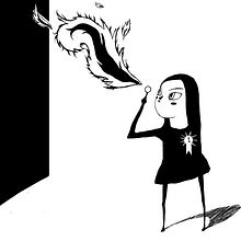 comunidad de relatos breves. Traditional illustration project by Jimena Ramírez - 02.16.2011