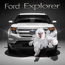 Ford Explorer. Design, Traditional illustration, and Advertising project by pandorco - 02.22.2011