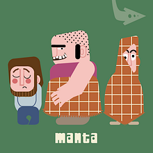 EBA 5.0, Tres de Troula. Design, and Traditional illustration project by Idoia de Luxán Vázquez - 03.01.2011