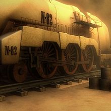 Trenes y Locomotoras. Design, and 3D project by Nelson Villarruel - 03.02.2011