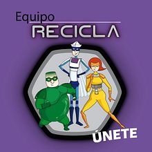 Equipo Recicla. Design, and Traditional illustration project by Marta Sisón Barrero - 02.12.2009