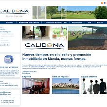 Web Corporativa Calidona. Un proyecto de Programación de Joaquín Palazón Villena - 18.03.2011