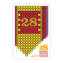 Cartel Promocional. 28 Festival Internacional del Nuevo Cine Latinoamericano. Design project by Oscar Armando Carballido Perdomo - 03.21.2011