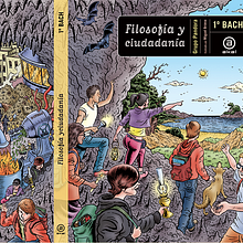 Filosofía y ciudadanía 1º BACH. Design, and Traditional illustration project by Freepress S. Coop. Mad. - 03.28.2011